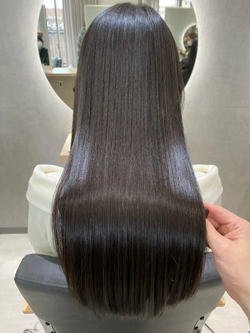 ロング ヘアカラー トリートメント 縮毛矯正・髪質改善 支持率No1🫧北島のヘアスタイル