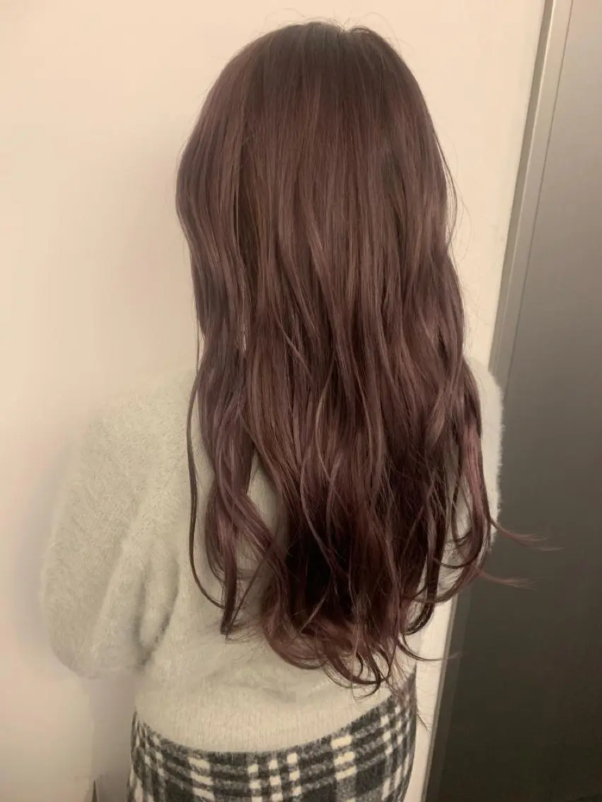 ロング カラー パーマ ヘアアレンジ ブリーチ ピンクカラー Bianca  代表 硲　貴亮【東武練馬】のヘアスタイル