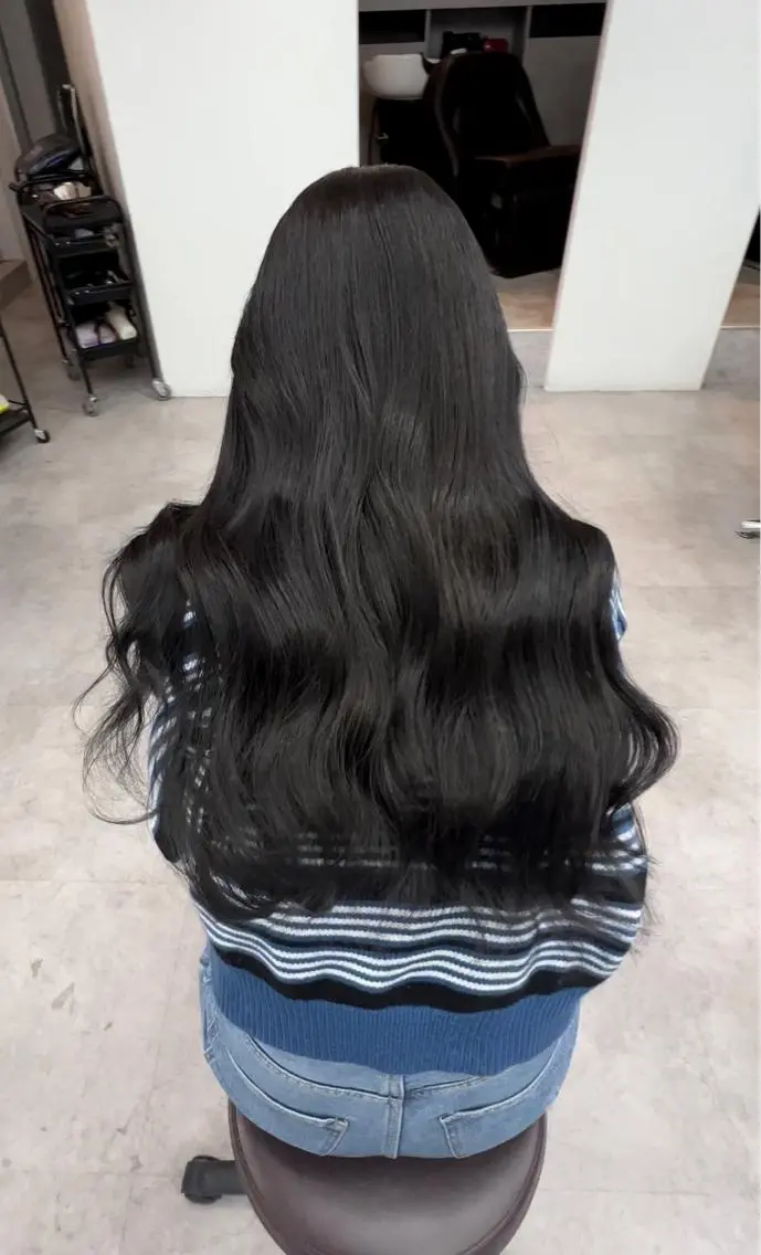ロング 髪質改善 トリートメント カット ヘアカラー トリートメント 🫧髪質改善 講師🫧🍎幹細胞のヘアスタイル