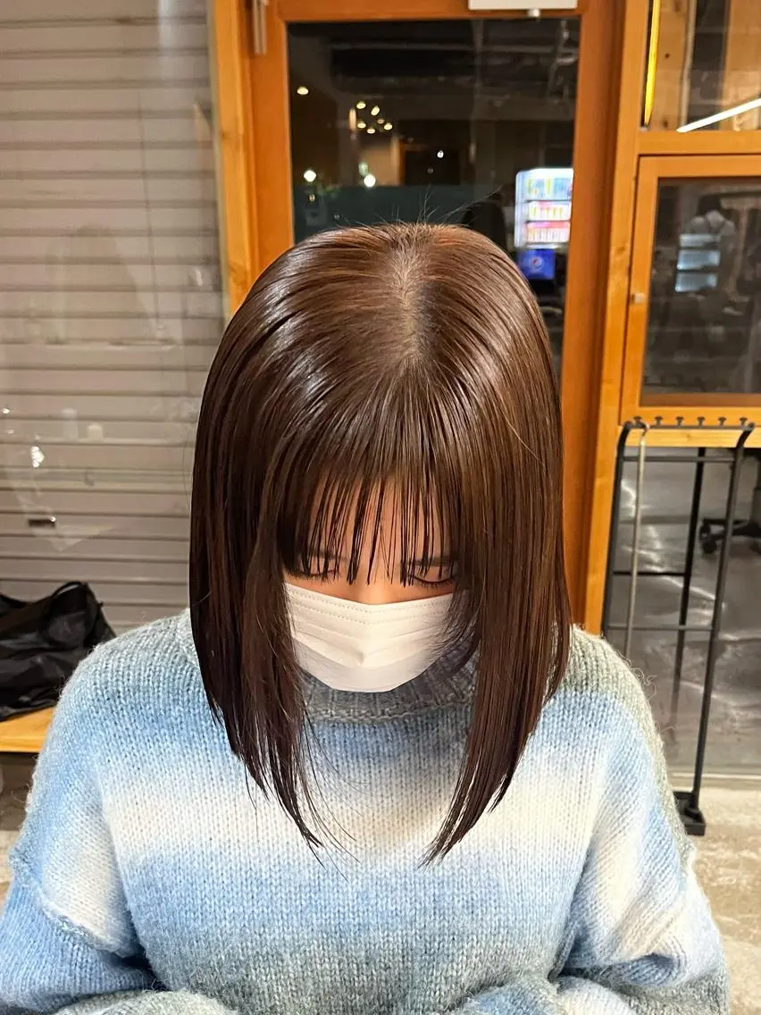 カラー 髪質改善カラー cipre 唯舞のヘアスタイル