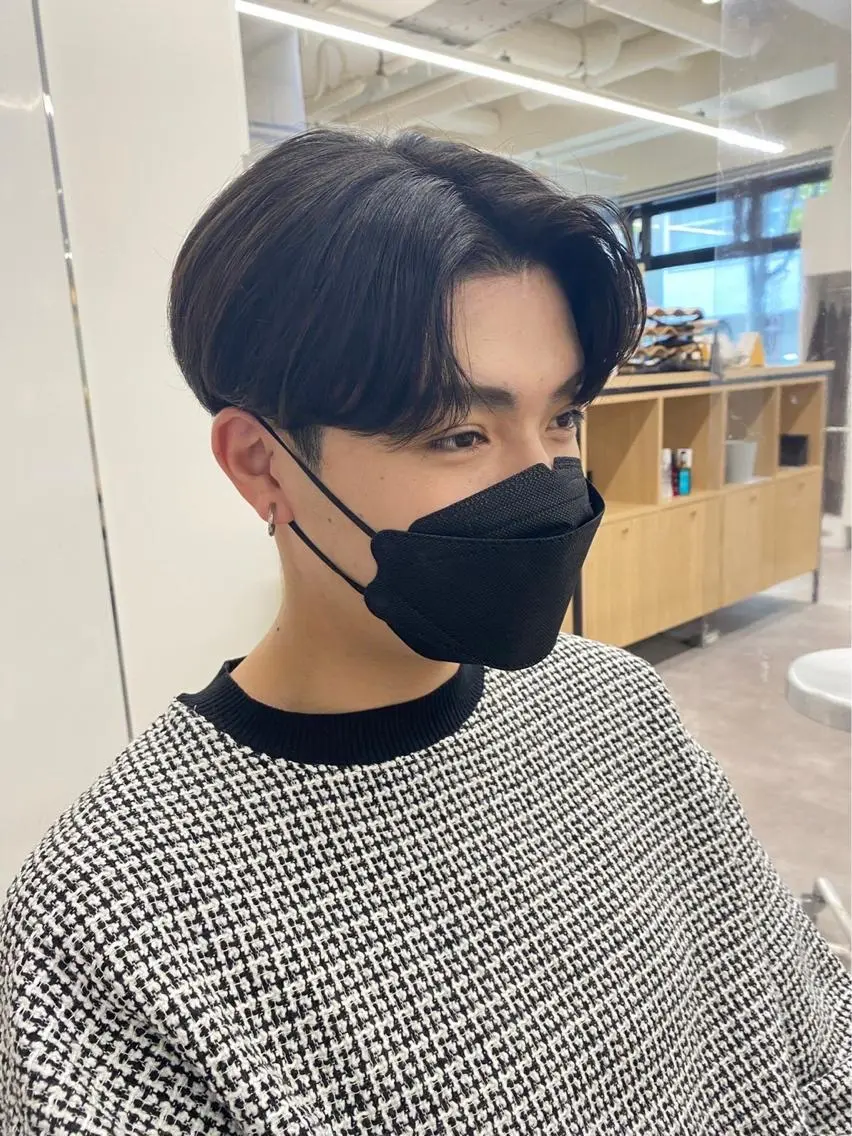 パーマ メンズ 黒田 雄斗のヘアスタイル