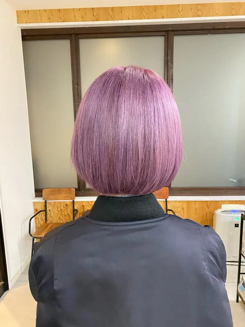 カラー ヘアカラー ブリーチカラー よねだまことのヘアスタイル