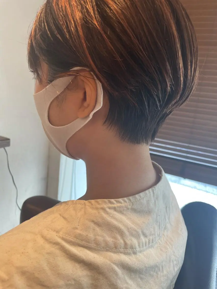 ショート ショートヘア カット トリートメント minatsu 東京の技術を京都でのヘアスタイル