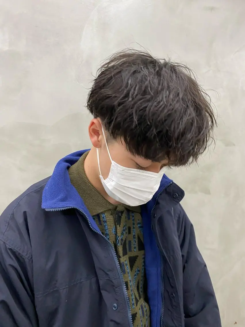 ショート パーマ メンズ 無料カットモデル募集 🌱ひょうがのヘアスタイル