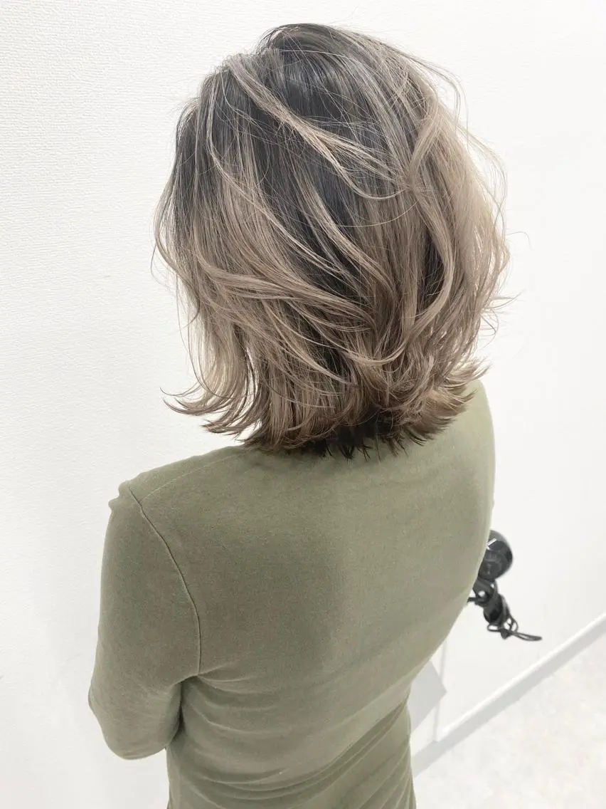 ミディアム カットモデル急募🌈 技術責任者久保のヘアスタイル