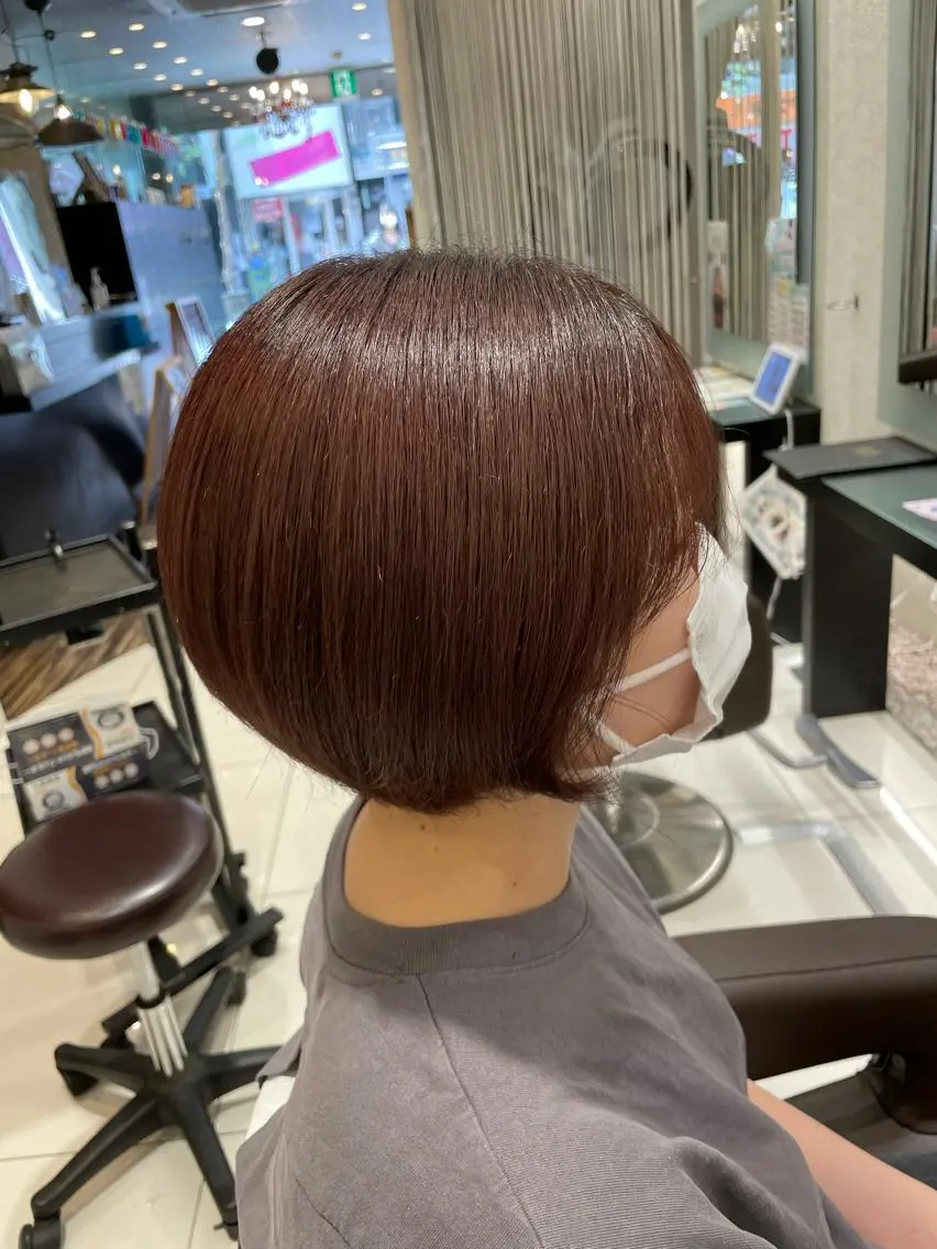 ショート トリートメント 福島 望のヘアスタイル
