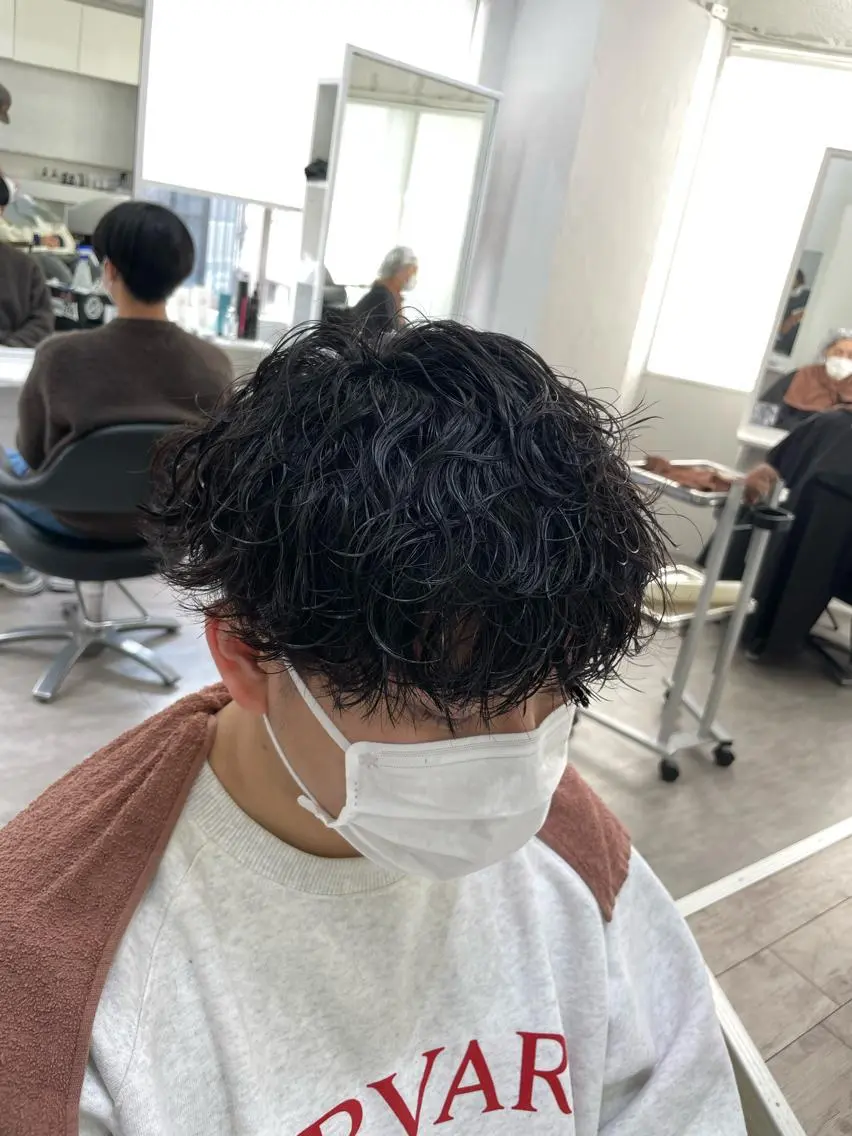 パーマ メンズ カット パーマ 町田No.1パーマ 特化✂︎小杉澪生のヘアスタイル