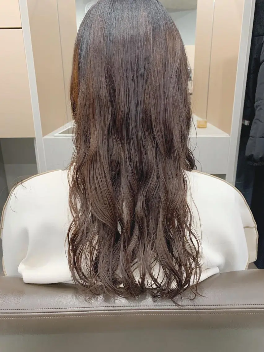 ロング パーマ ボブパーマコテ巻き風 パーマNo1深江秀平のヘアスタイル