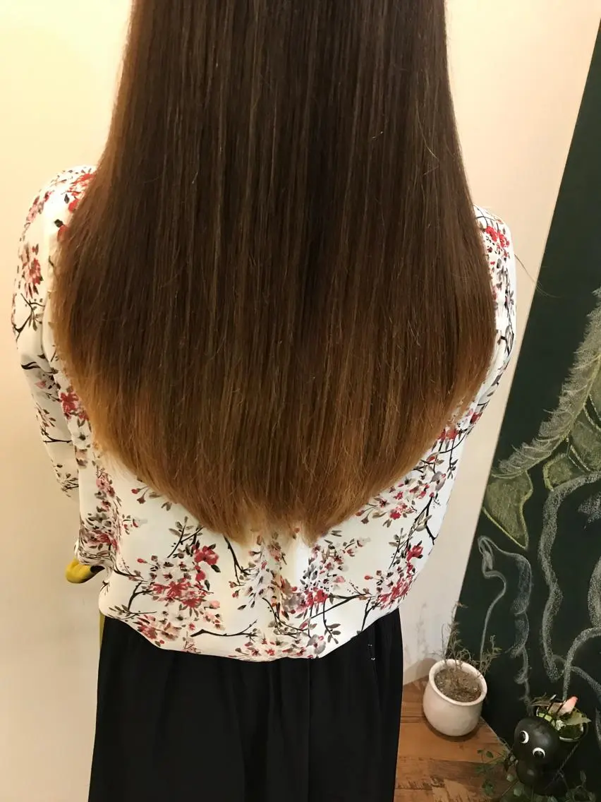 ロング カラー パーマ gu gu hair MATSUのヘアスタイル