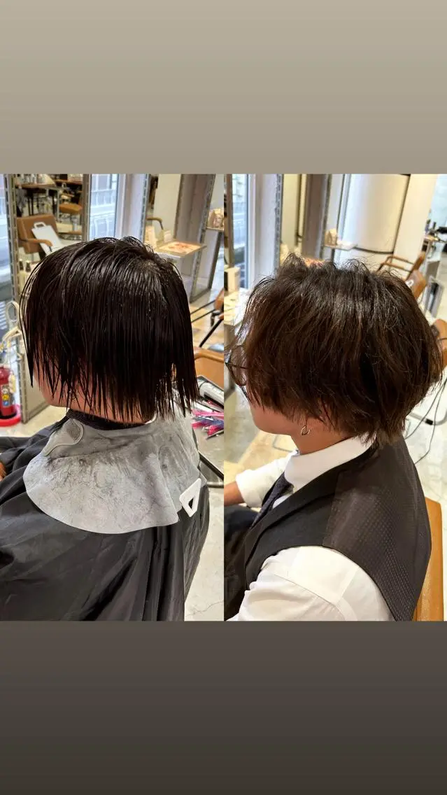 メンズ 縮毛矯正・髪質改善 特化 出納 直起のヘアスタイル