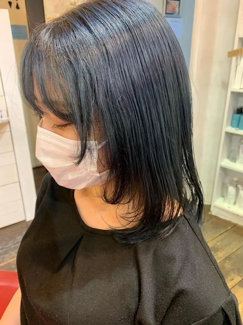 ミディアム 【髪質改善🌿】木本 志歩のヘアスタイル