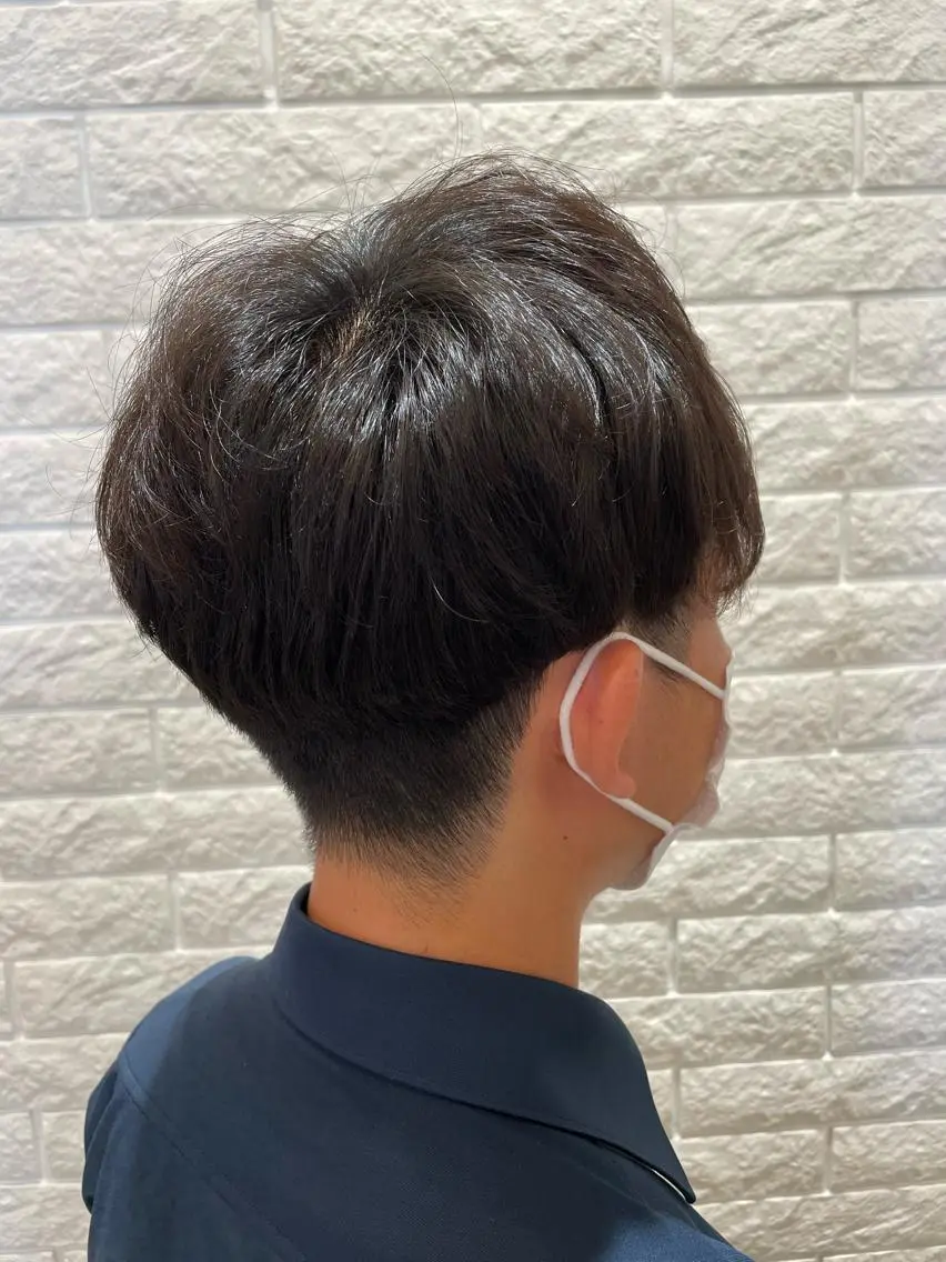 ショート パーマ メンズ カット ヘッドスパ ヘッドスパ 山本🌻のヘアスタイル