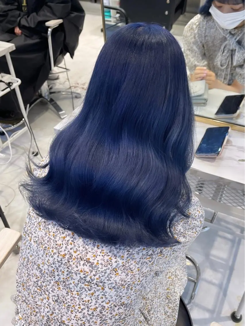 ロング カラー パーマ ヘアアレンジ メンズ キッズ ネイル マツエク・マツパ アイブロウ レイヤー/ダブル カラー/YURINAのヘアスタイル