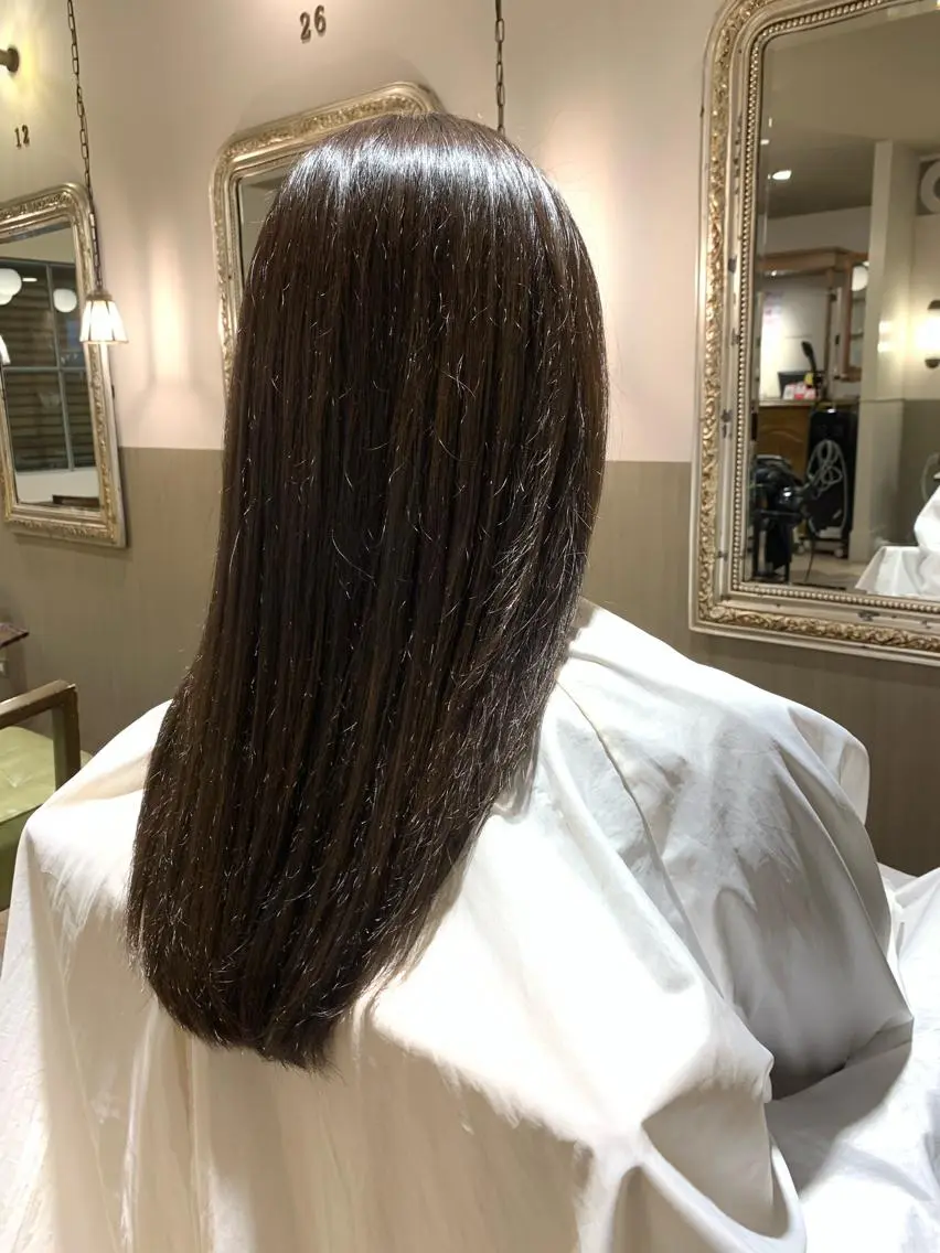ロング カラー 韓国スタイル🇰🇷 annaのヘアスタイル