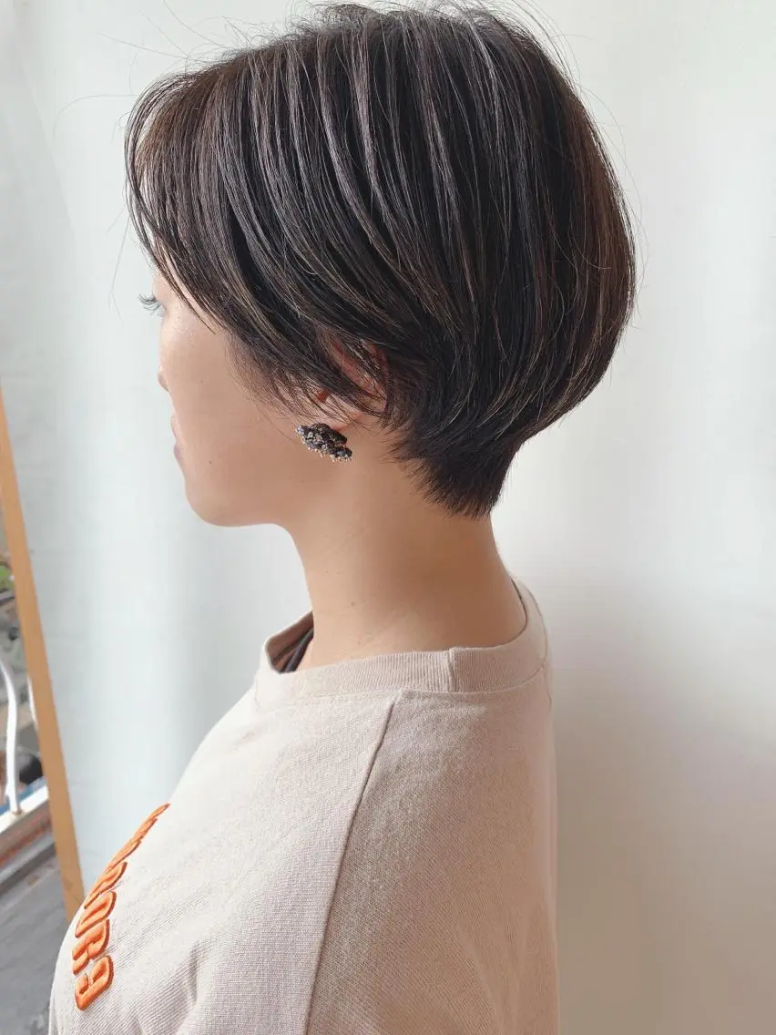 ショート 🎉骨格矯正カット ばば　としまさのヘアスタイル