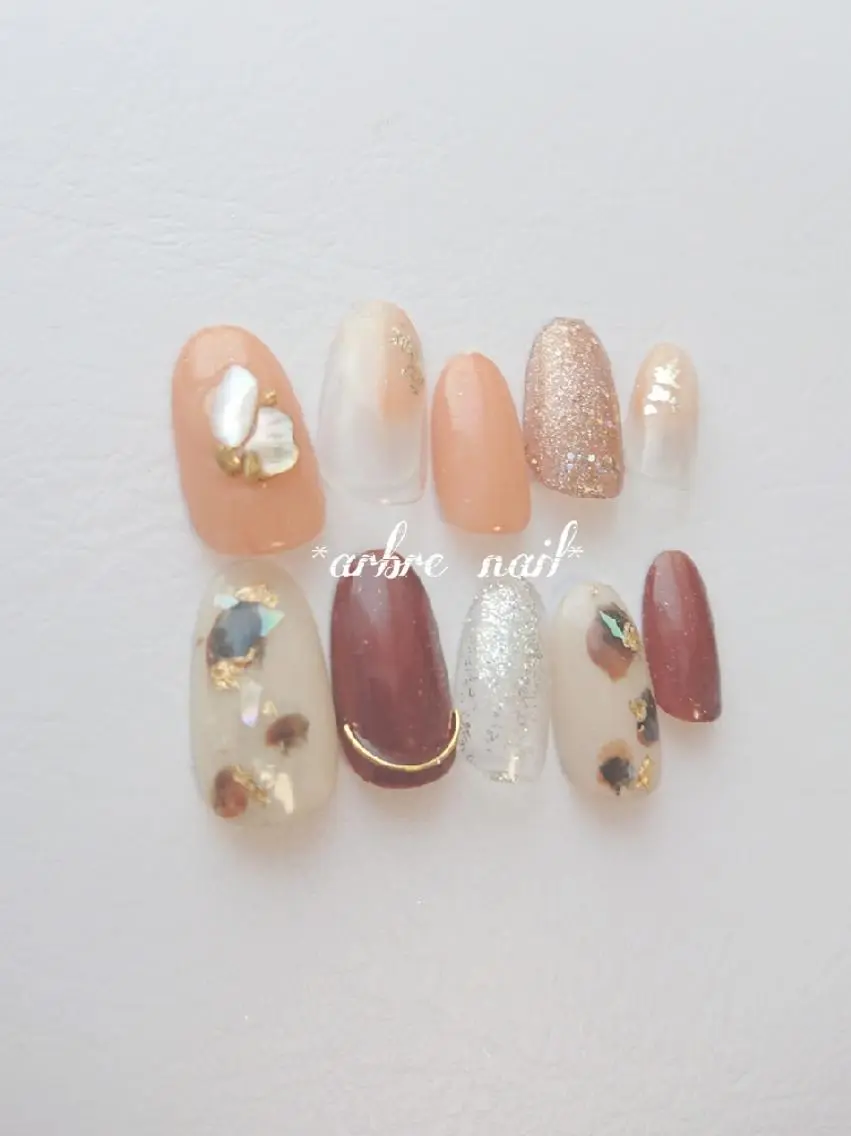 ネイル ✯.。 arbre nail 。✯.のネイルデザイン