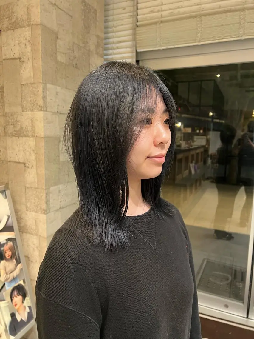 セミロング カラー 🔥メンズパーマ🔥 鈴木 翔斗のヘアスタイル