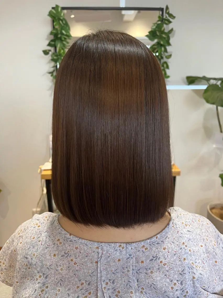 ミディアム スパニスト ⌇momoのヘアスタイル