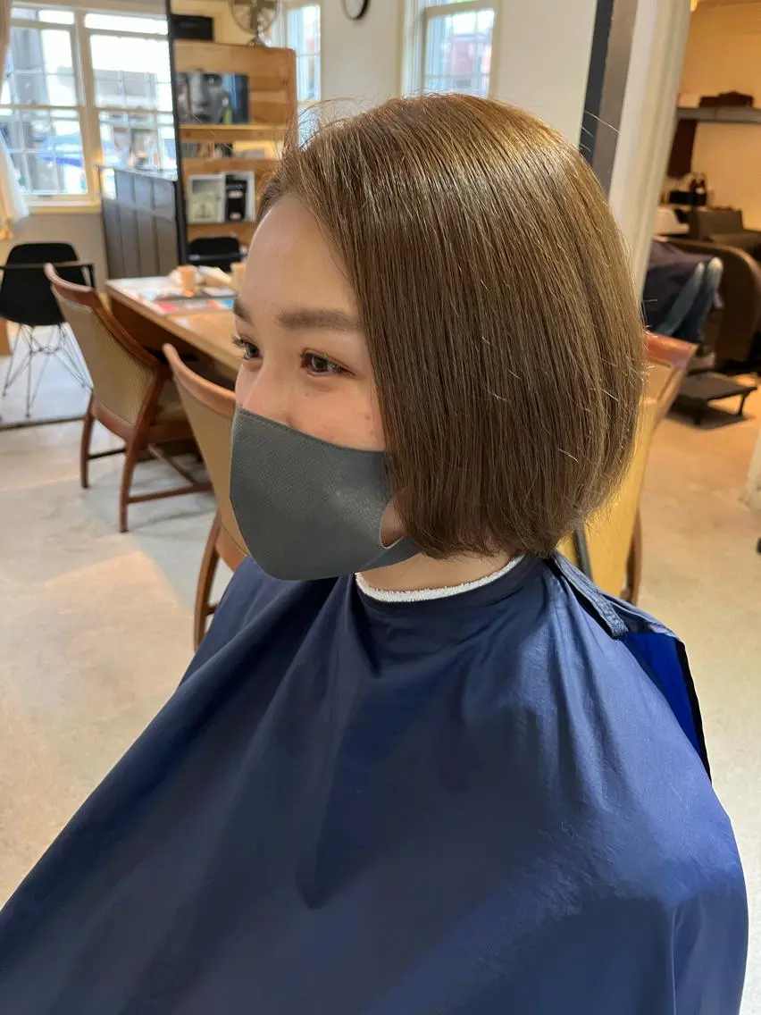 ショート カラー eri kinjoのヘアスタイル