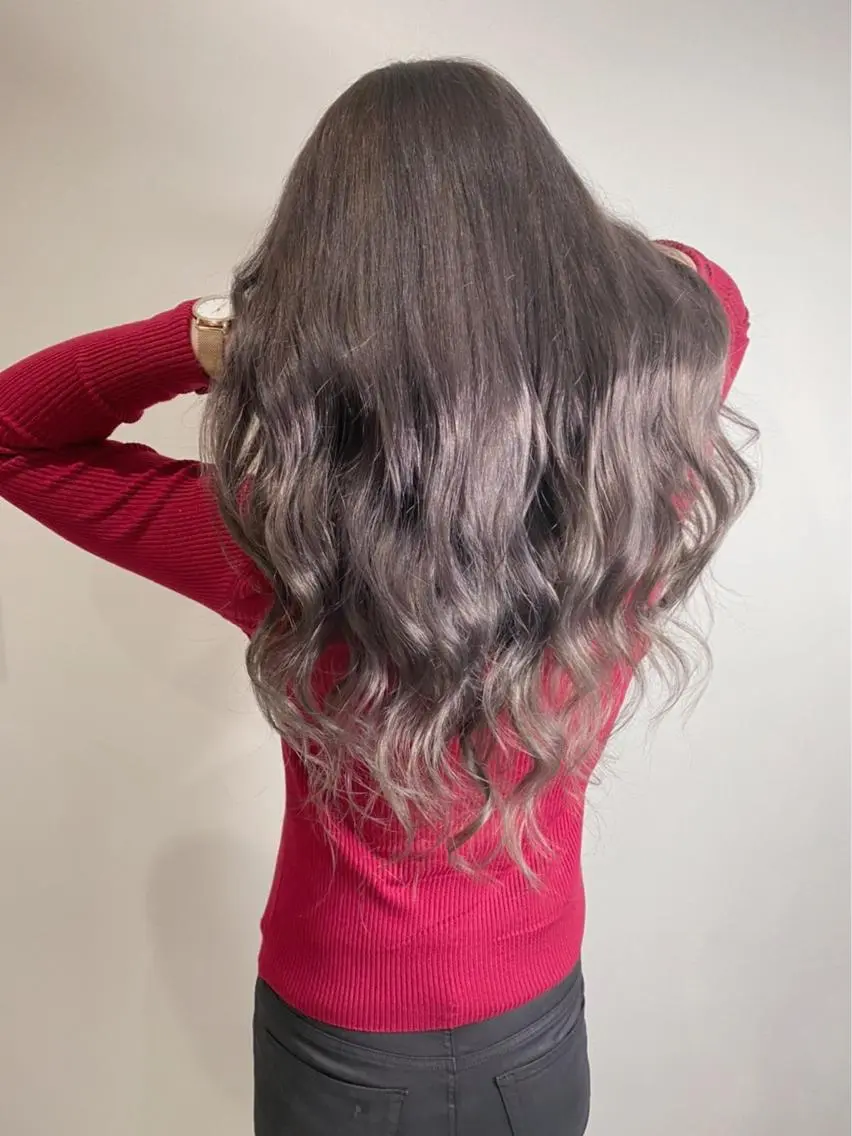 カラー YUDU🍊 germe/ジェルムのヘアスタイル