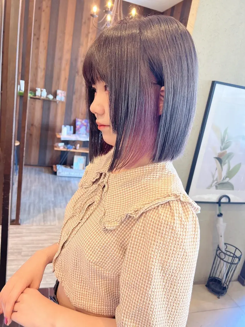 ミディアム カラー 具志 正太のヘアスタイル