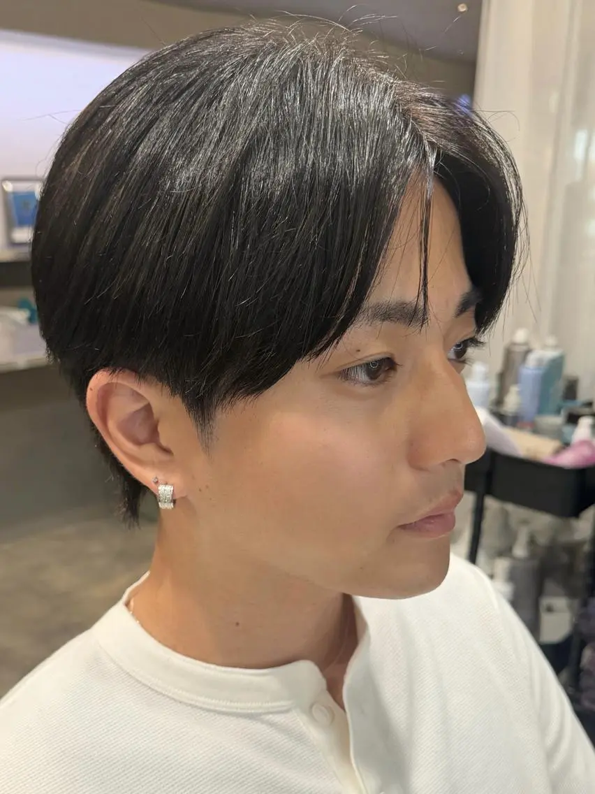 メンズ メンズミディアム メンズ縮毛、ANNAのヘアスタイル