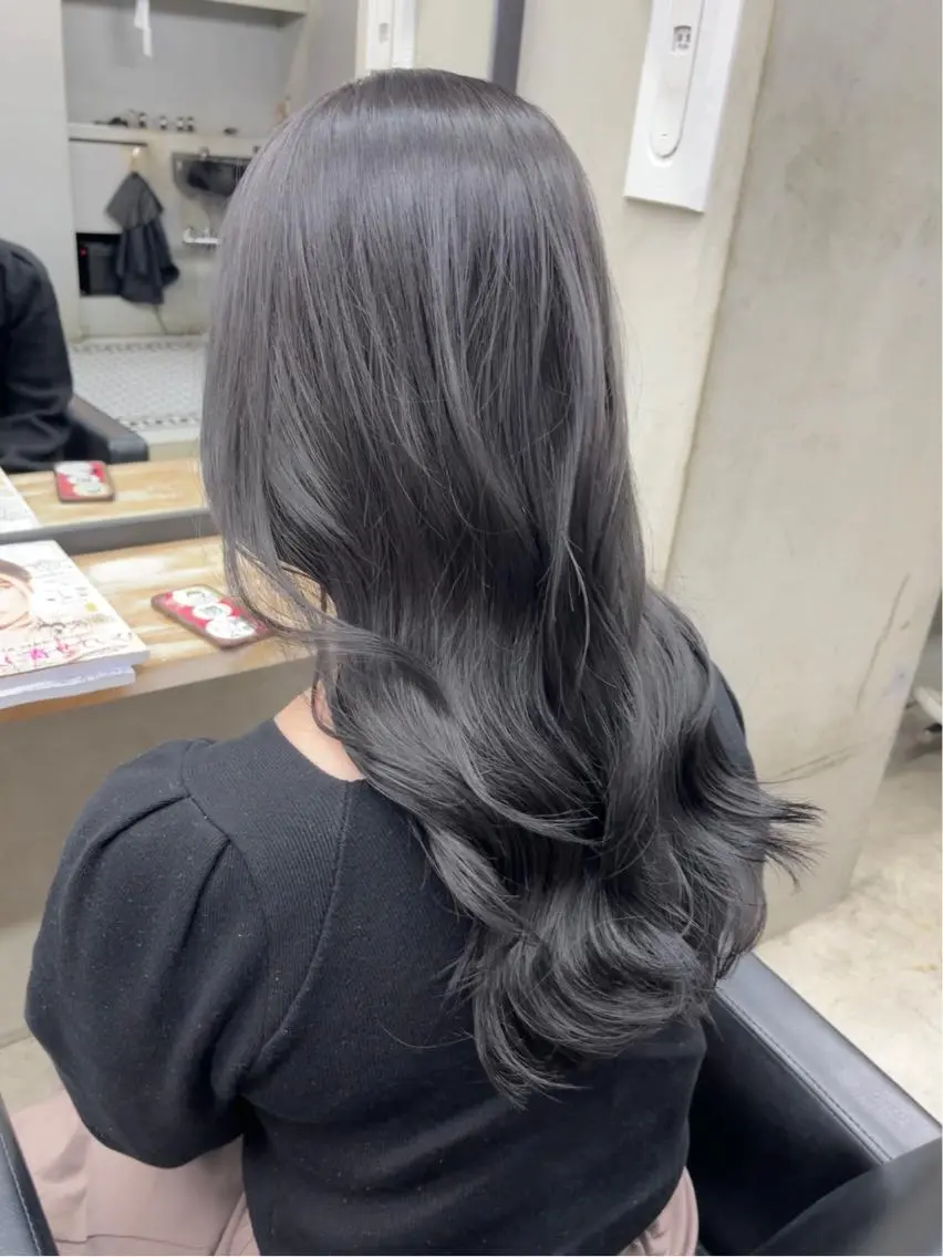 ミディアム カラー パーマ ヘアアレンジ メンズ キッズ ネイル マツエク・マツパ アイブロウ メンズブリーチ ブリーチ グレージュ ブリーチなしカラー ヘアカラー トリートメント ヘアセット 🌸グレージュ/ ベージュ🌸yutaのヘアスタイル