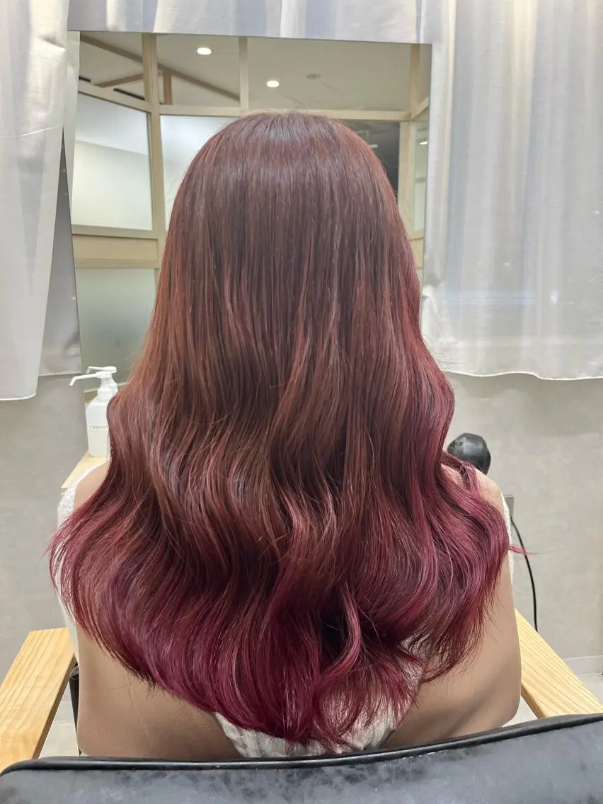 セミロング カラー 韓国風ヘア カット ヘアカラー トリートメント 天野 涼のヘアスタイル