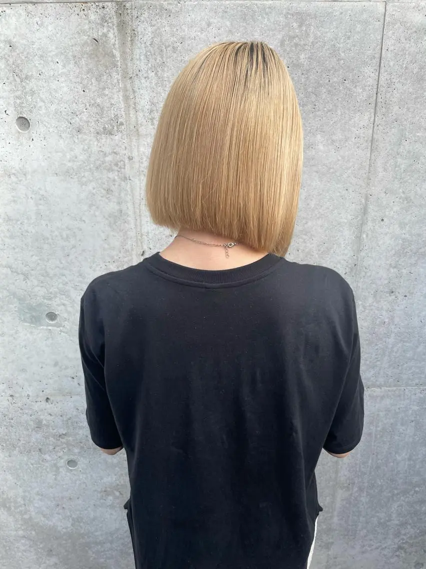 ミディアム カラー coco♡ 韓国hairのヘアスタイル