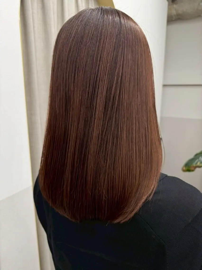 セミロング カラー ベージュカラー ブリーチ ブラウンカラー ケアブリーチ 透明感カラー ヘアカラー トリートメント 🌜ROW町田 🌛 公式のヘアスタイル