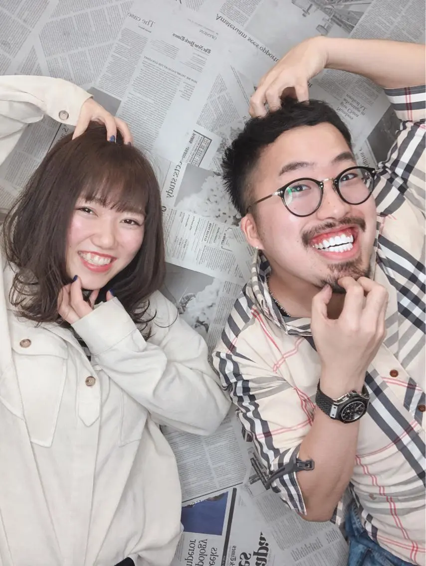 ミディアム カット ヘアカラー トリートメント Toiro 中目黒のヘアスタイル