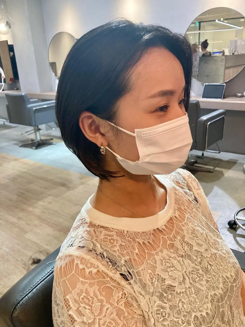 ショート ショートヘア SCENEbyRAD helmのヘアスタイル