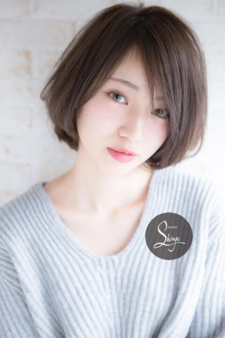 ショート カラー ショートボブ ボブ ショートヘア トリートメント シンヤヘアーズ 泉大津本店のヘアスタイル
