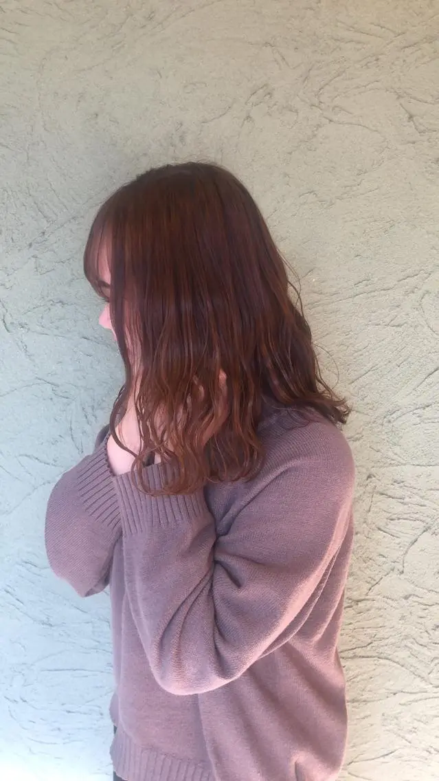 セミロング カラー ヘッドスパ merc. 福田茜のヘアスタイル