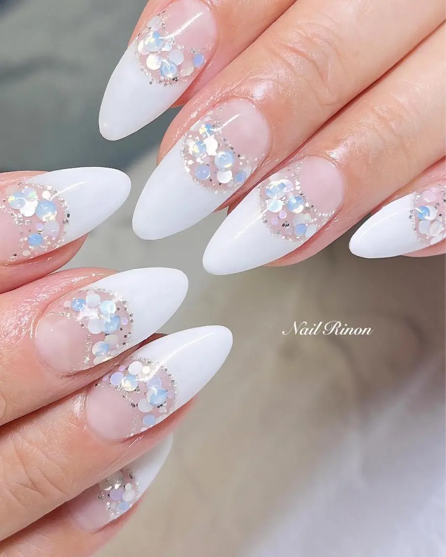 ネイル フレンチネイル 春ネイル ハンドネイル Nail Rinonのネイルデザイン