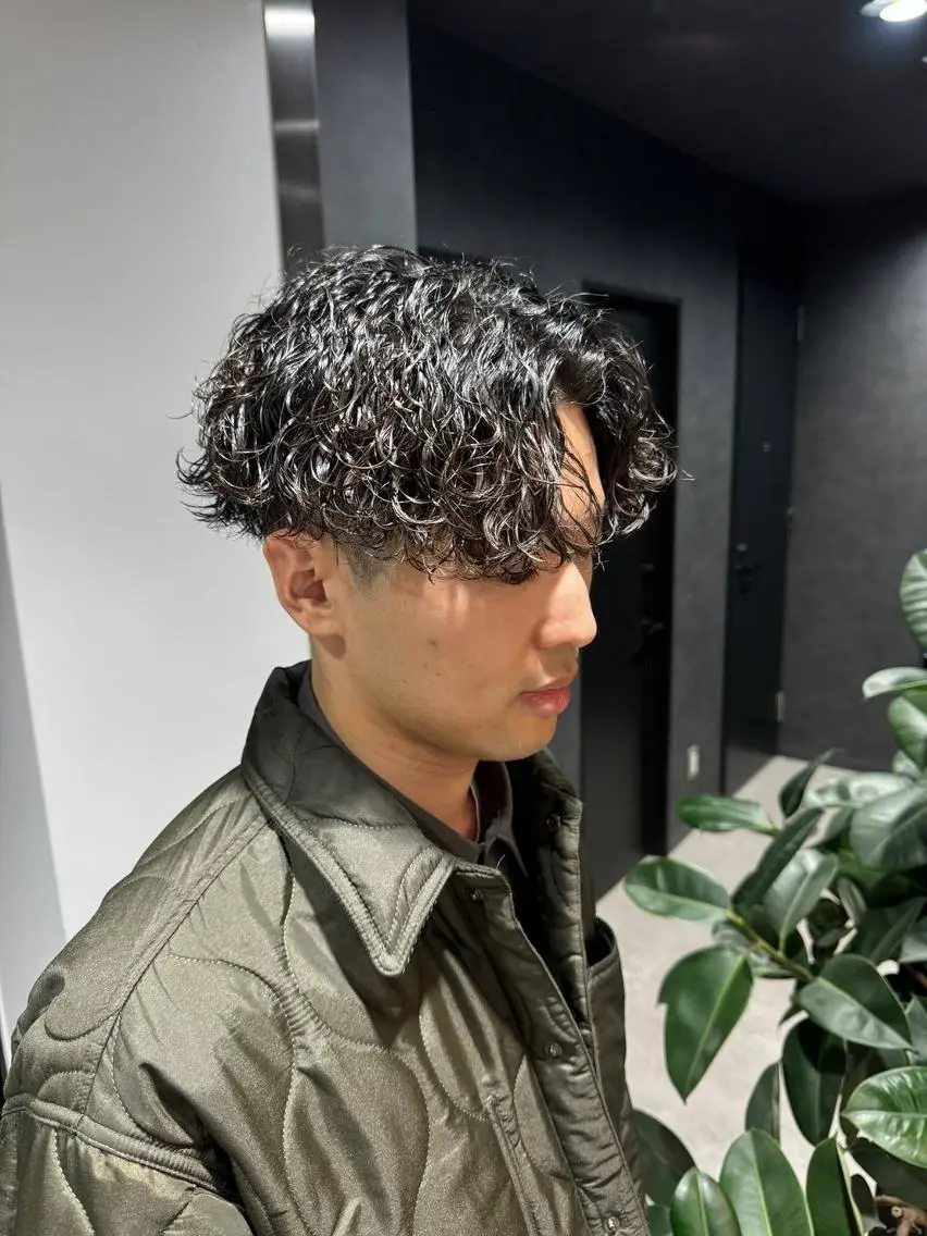 メンズ パーマ ✨【公式】渋谷メンズ サロン BLUCK✨のヘアスタイル