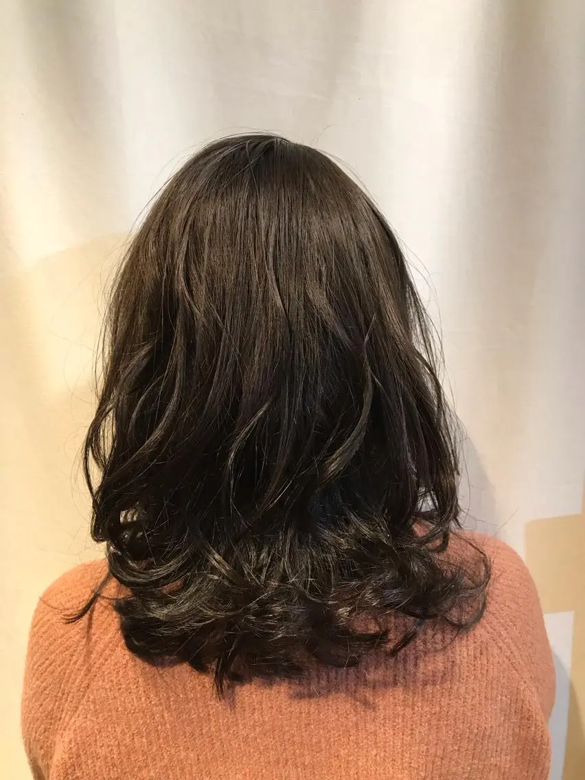 セミロング カラー 小杉輝/ショート /艶カラー✨のヘアスタイル