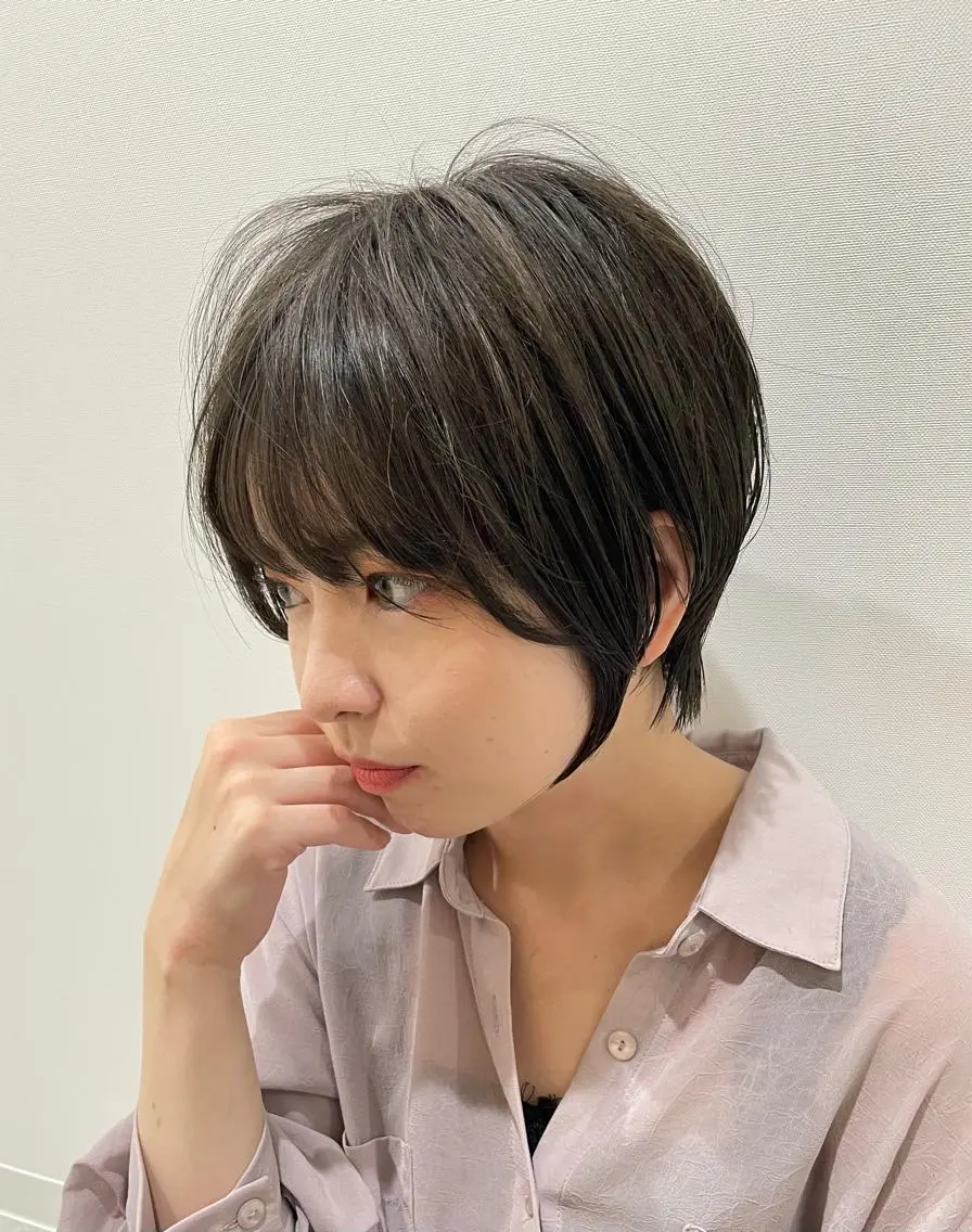 ショート JIAKI 似合わせカットのヘアスタイル