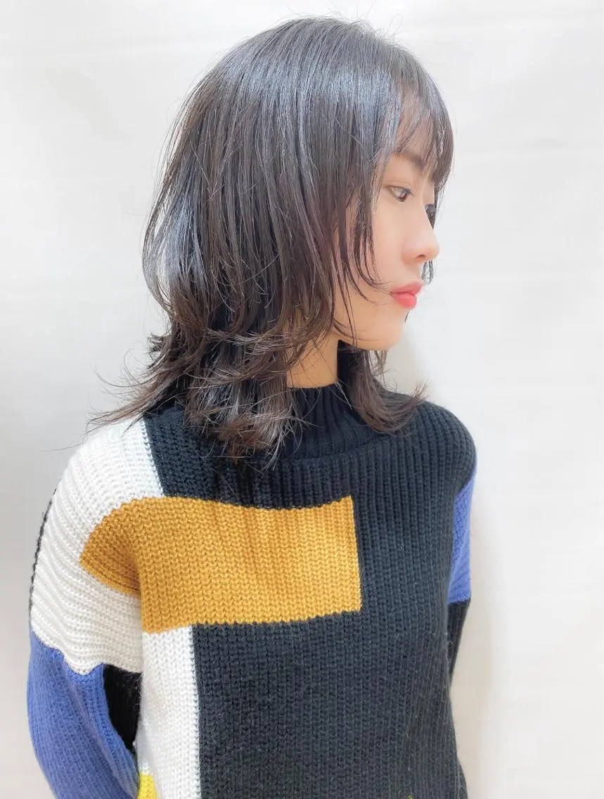 ミディアム カラー パーマ ヘアアレンジ メンズ キッズ ネイル マツエク・マツパ 大野 あさみのヘアスタイル