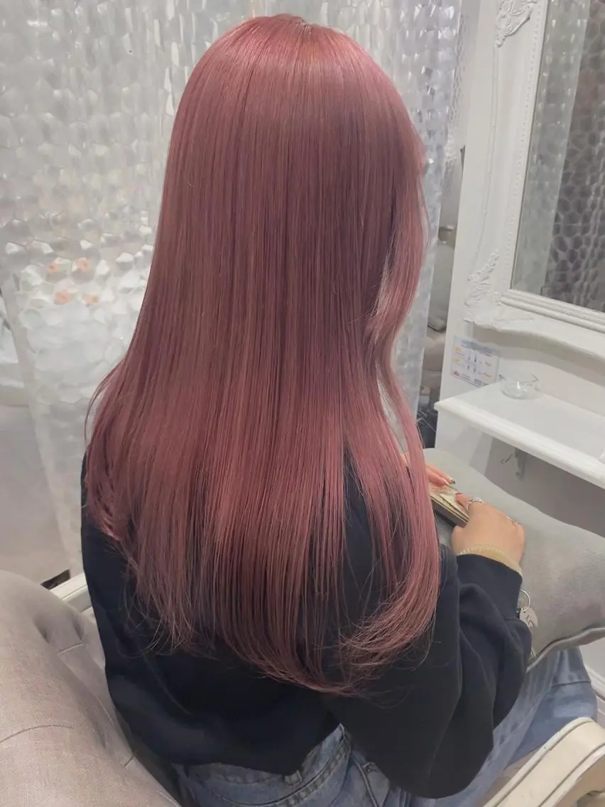 ロング カラー ヘアアレンジ ブリーチ ハイトーンカラー 🧡梅田ハイトーン カラー🧡runaのヘアスタイル