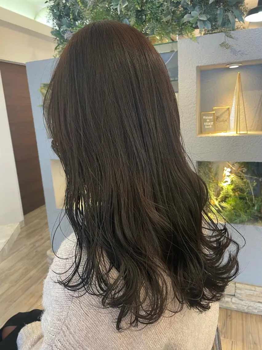 ロング カラー ブリーチ ブリーチなしカラー ブリーチ/ヘアセット 🪞🌙minamiのヘアスタイル