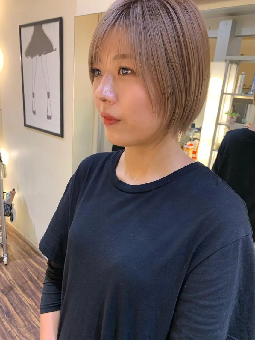 ショート カラー ショートヘア 髪質改善サロン ARCHE野瀬冬馬のヘアスタイル
