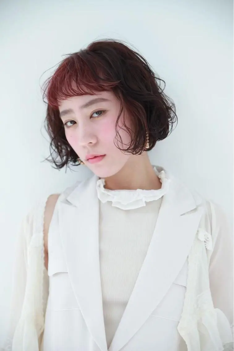ミディアム カラー パーマ ヘアアレンジ メンズ キッズ ネイル マツエク・マツパ ヘアカラー トリートメント EnBlesS西宮 マンツーマン神道有基のヘアスタイル