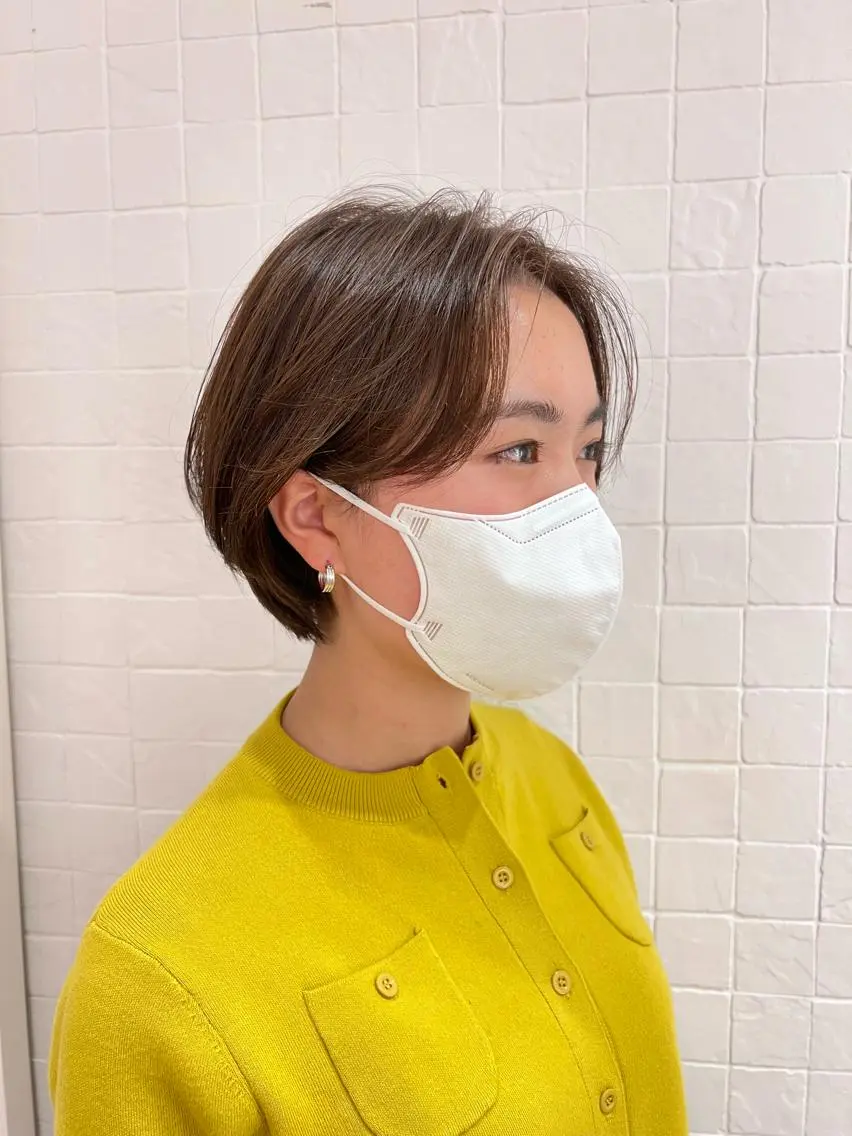 ショート パーマ カット/パーマ たるみことりのヘアスタイル