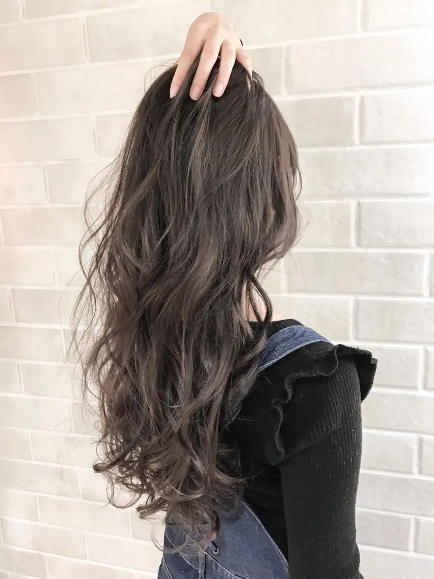 セミロング カラー グレージュ ハイライトカラー ハイライト ✂︎マンツーマン施術 ａｙｅ✂︎のヘアスタイル