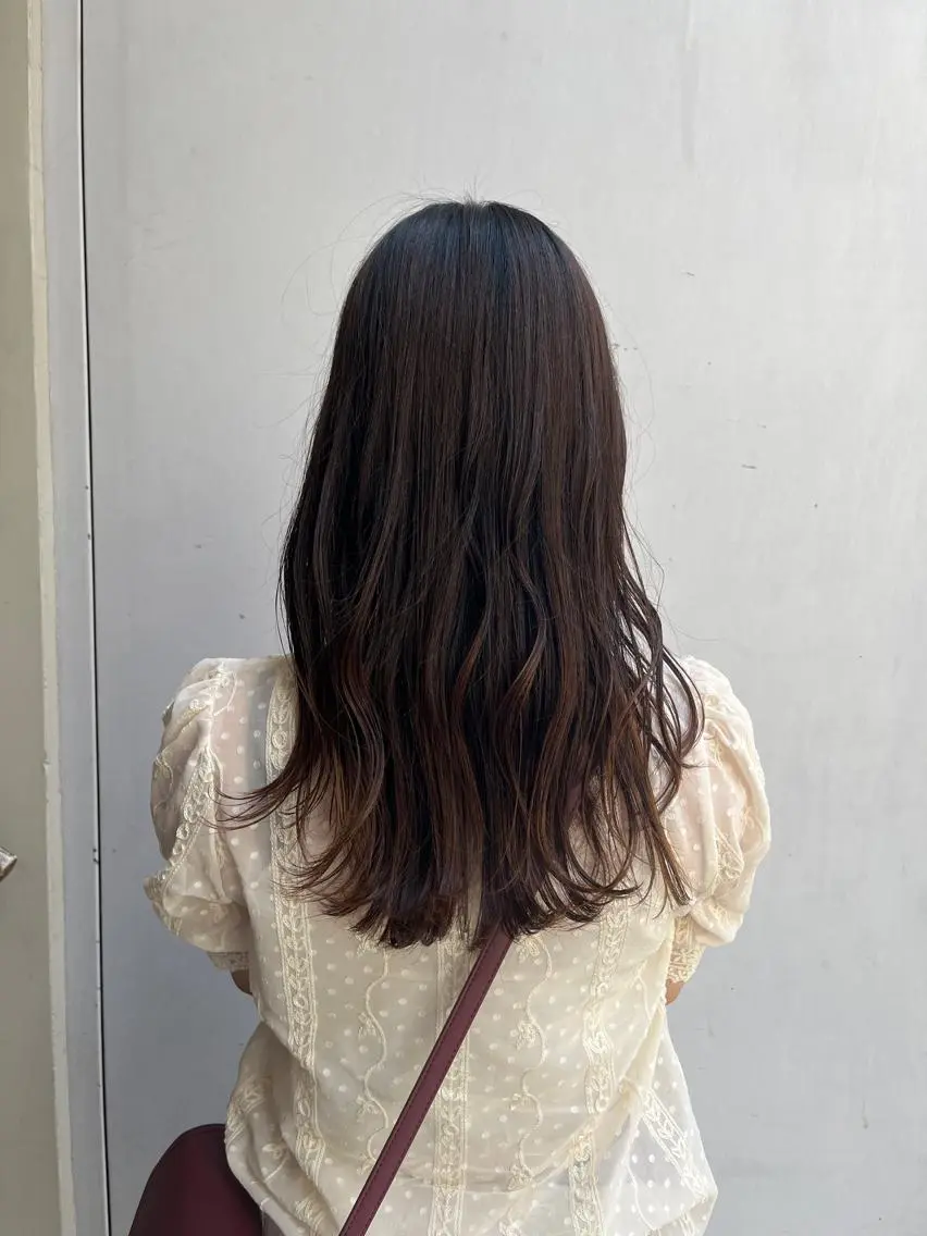 ロング カラー 韓国好き🇰🇷 美容師MIKUのヘアスタイル