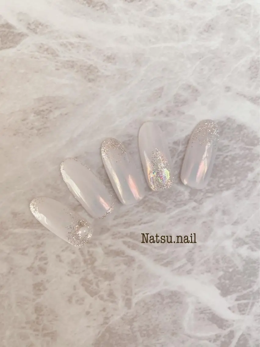 ネイル オーロラネイル Natsu nailのネイルデザイン