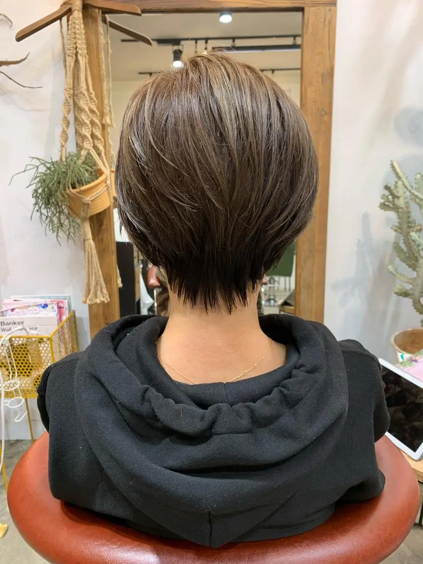 ショート ヘアカラー トリートメント topstylist 満足度⭐️堀川星哉のヘアスタイル