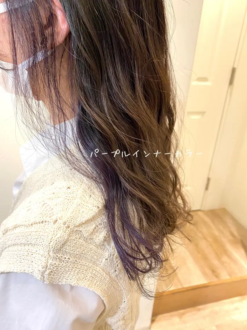 ロング ヘアカラー トリートメント CASANE 大橋康智のヘアスタイル