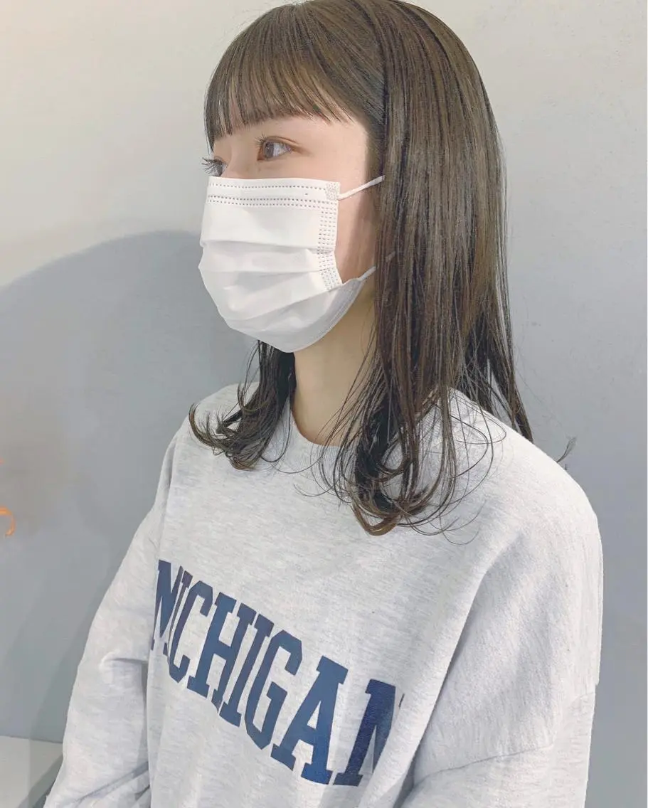 カラー ボブパーマコテ巻き風 パーマNo1深江秀平のヘアスタイル